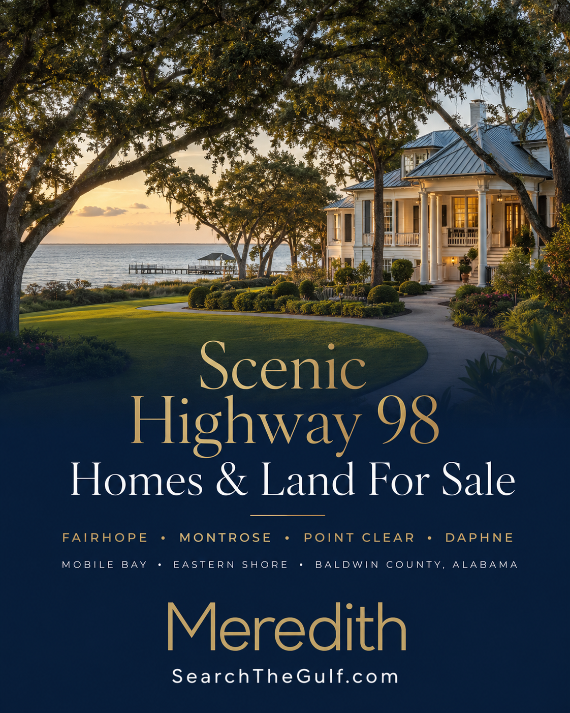 Scenic 98 Hwy Fairhope Homes For Sale in Baldwin County, Alabama